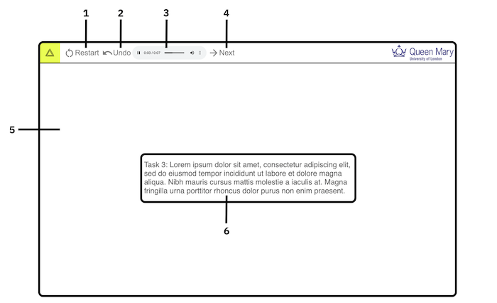 labelled image of drawing interface